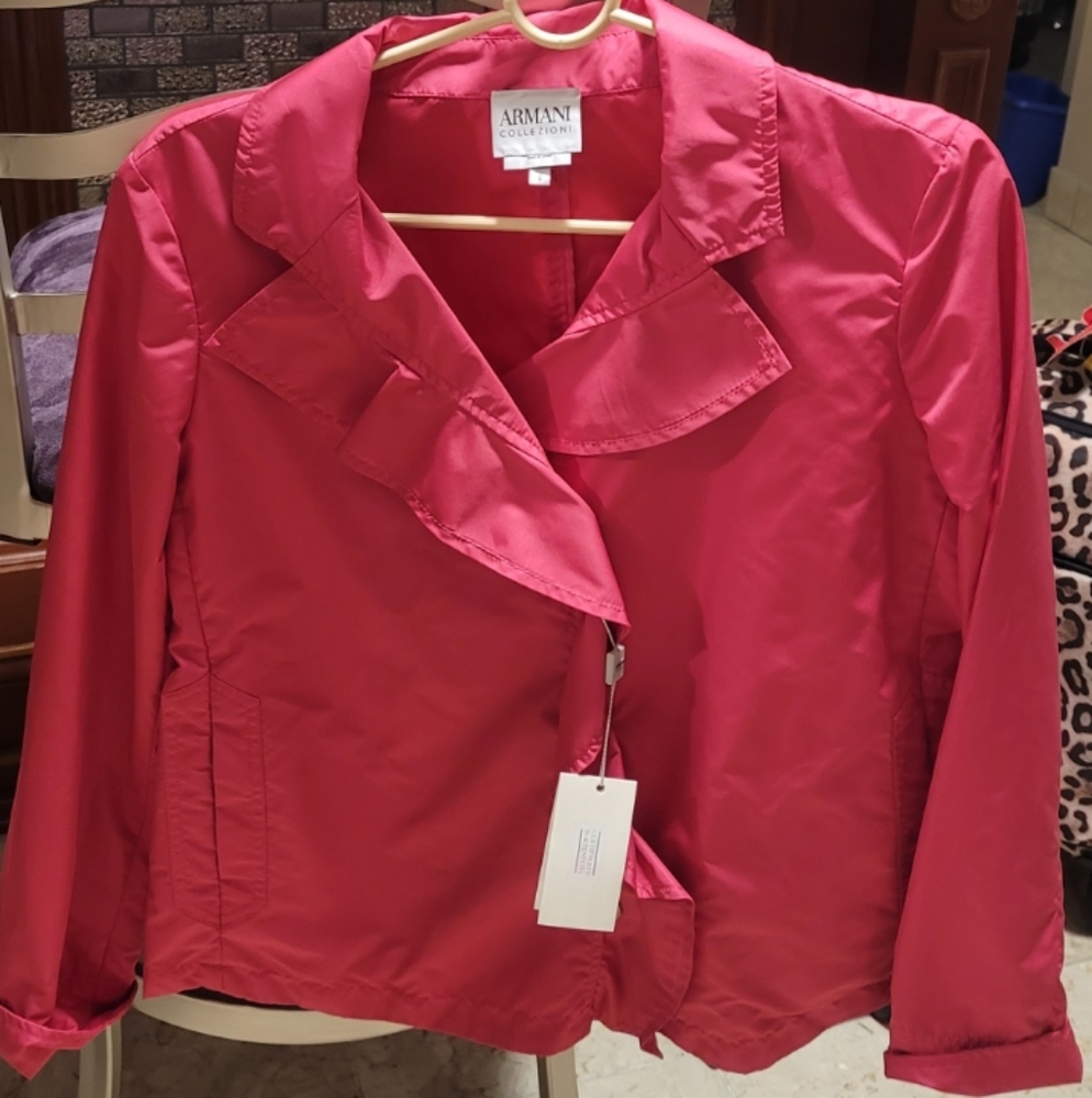 Armani pink light jacket